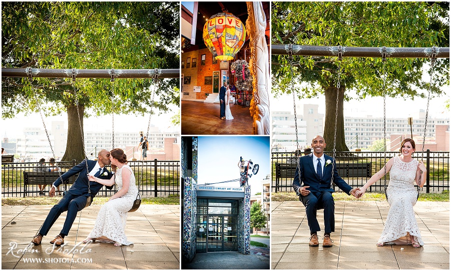 American Visionary Art Museum, Baltimore Maryland Wedding: Carly and Michael #CityWedding #OutdoorCeremony #AmericanVisionaryArtMuseumWedding #BaltimoreMarylandWedding #Photojournalist